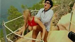 Sonya Smith sex near the sea porn video