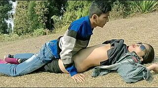 Indian Bhabhi Sucking 18 Year Old College Lover In Forest Outdoor Desi Sex porn video